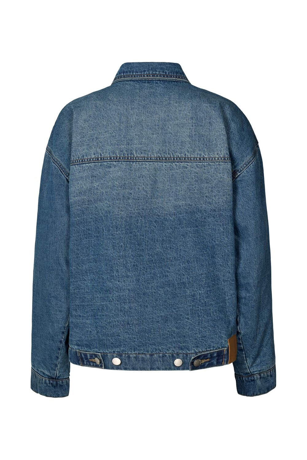 Hellelou Denim jakken - Washed indigo